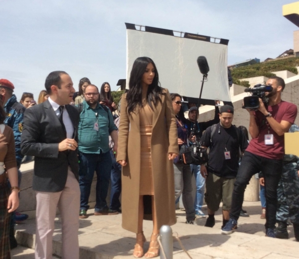 Kim Kardashian visits Armenia